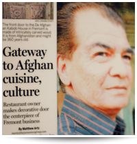 De Afghanan Cuisine about